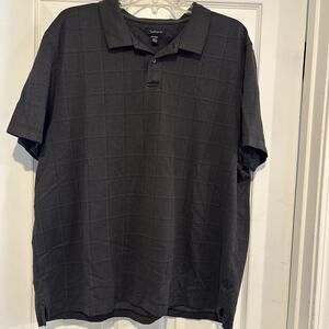 Van Heusen Black Polo 2XL Golf Polo